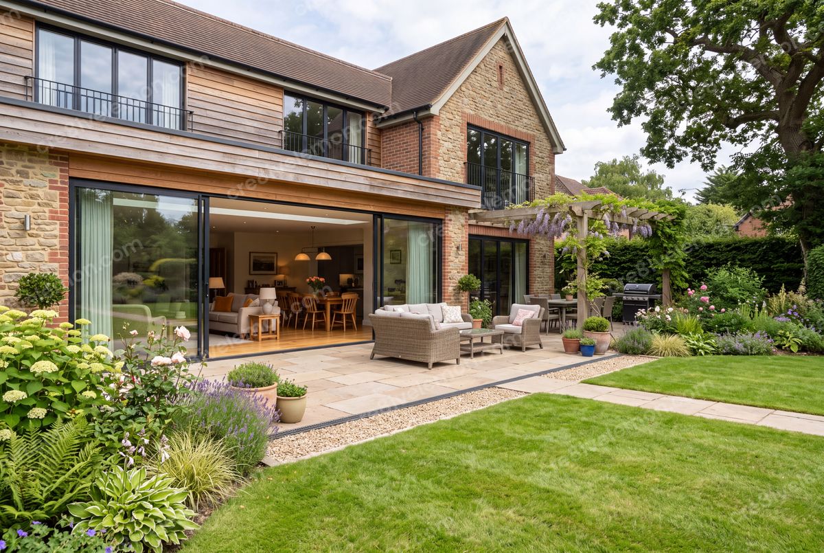 Image 06 of villa exteriors ai image pack, watermarked preview