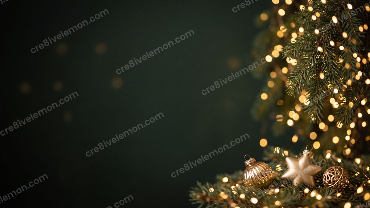 Image 05 of christmas presentation ai image pack, watermarked preview
