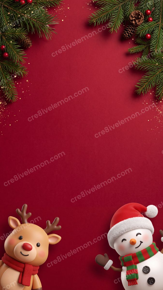 Image 03 of cute christmas story backgrounds, watermarked preview