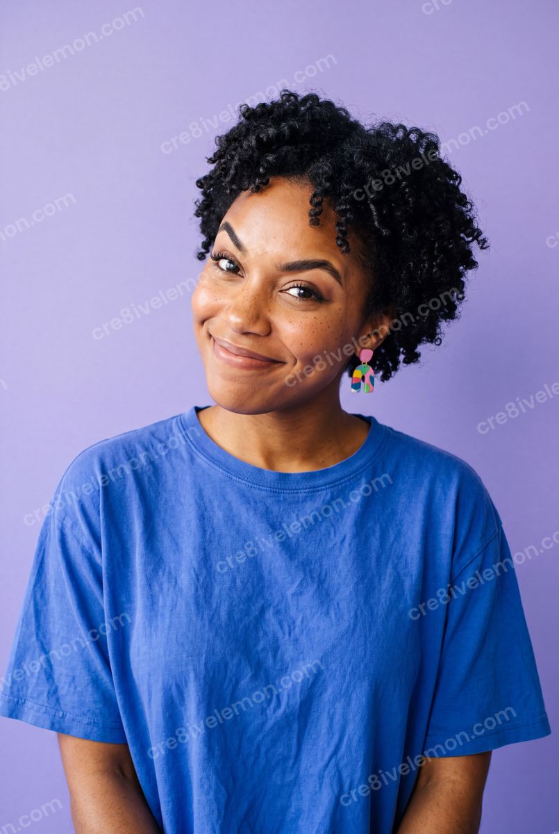 Image 01 of playful employee portraits ai image pack, watermarked preview