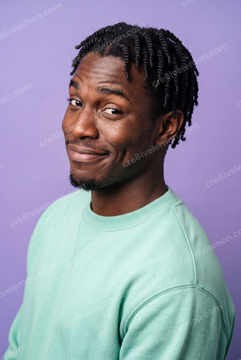 Image 07 of playful employee portraits ai image pack, watermarked preview