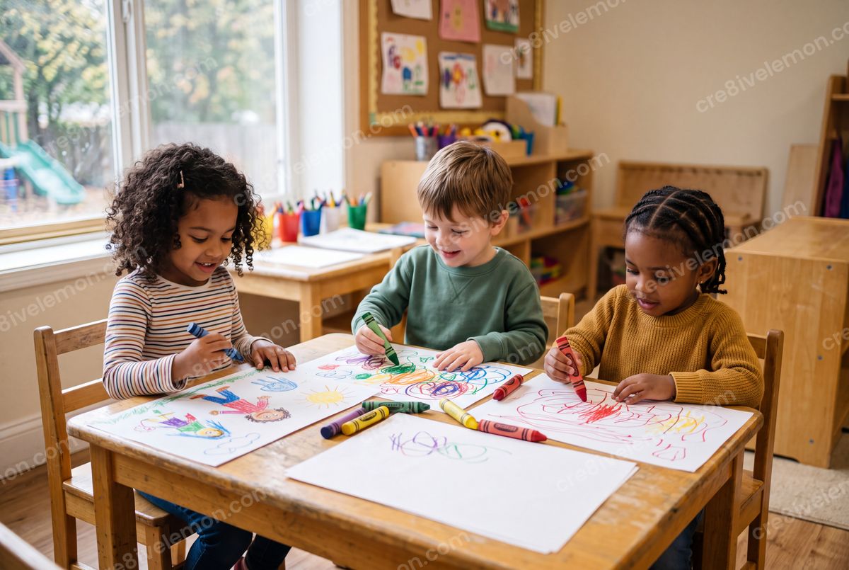 Image 04 of preschool ai image pack, watermarked preview