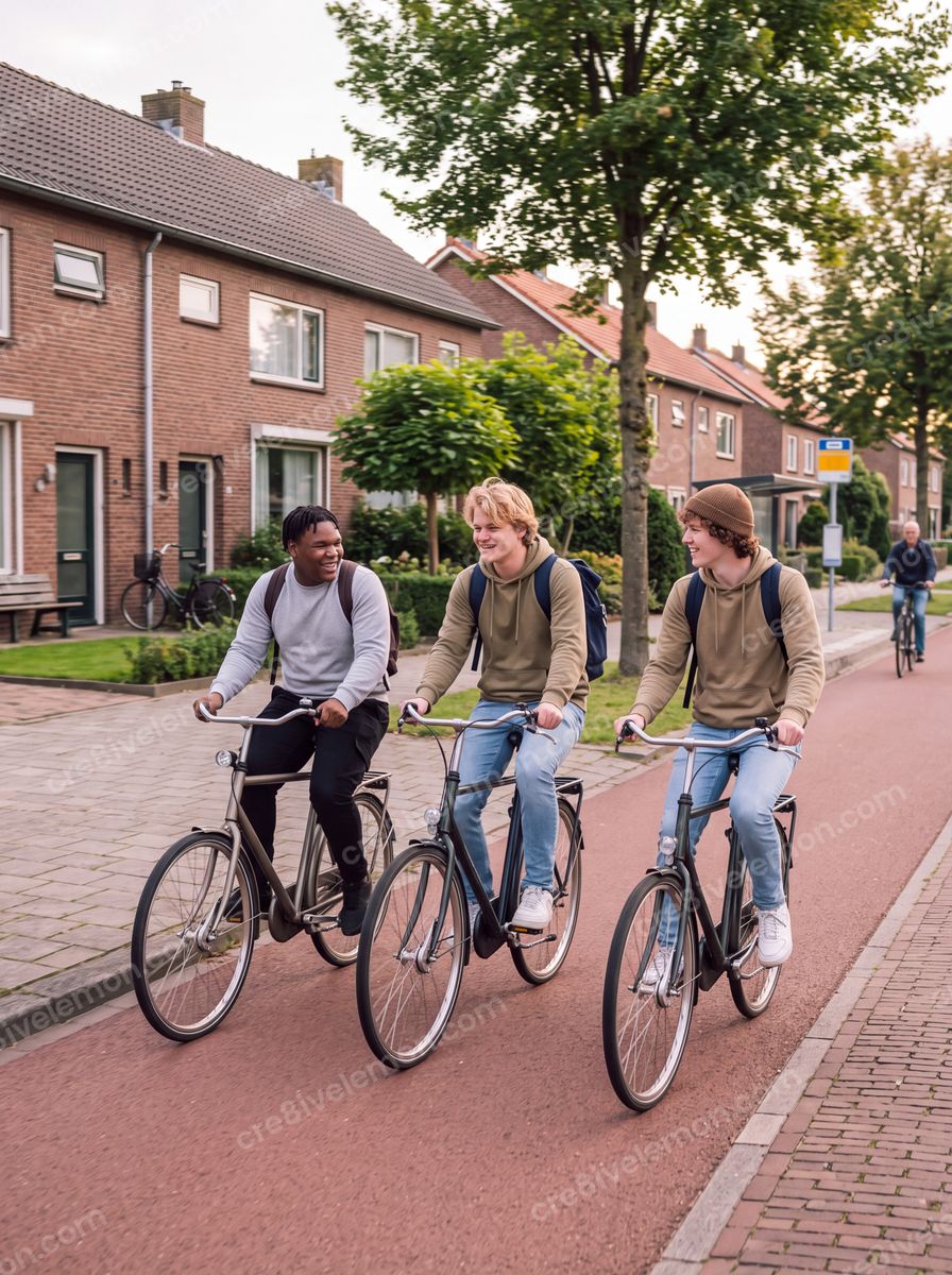 Image 02 of dutch student life ai image pack, watermarked preview