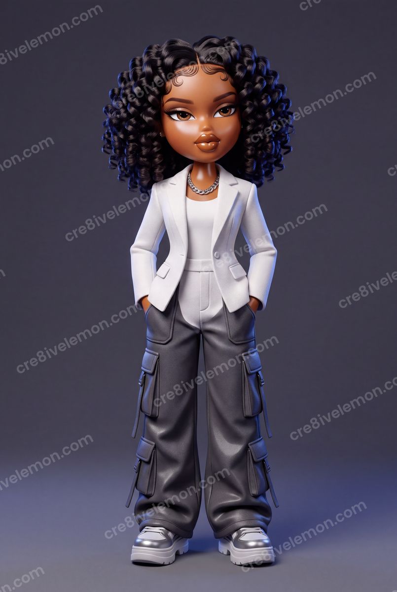 Image 05 of 3d hip hop characters ai image pack, watermarked preview