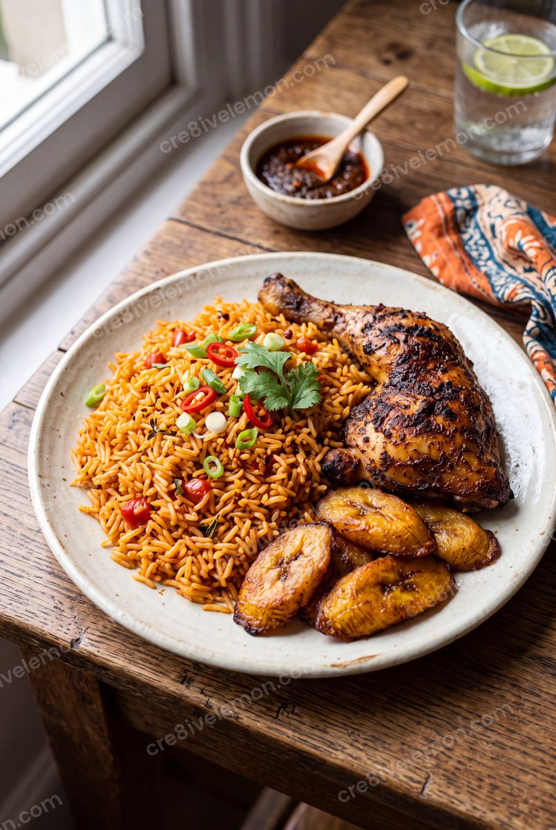 Image 04 of caribbean food photography ai image pack, watermarked preview