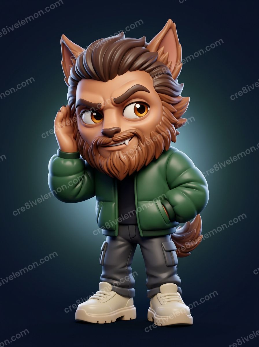 Image 10 of spooky little characters ai image pack, watermarked preview
