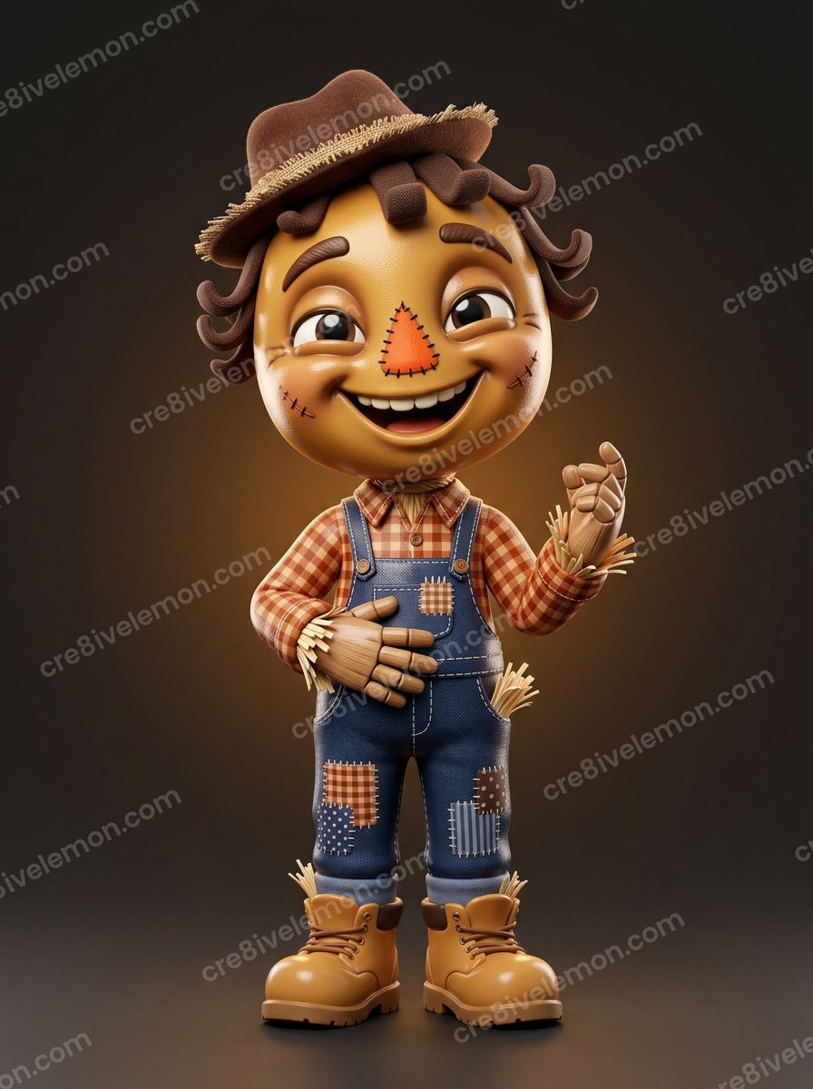 Image 12 of spooky little characters ai image pack, watermarked preview