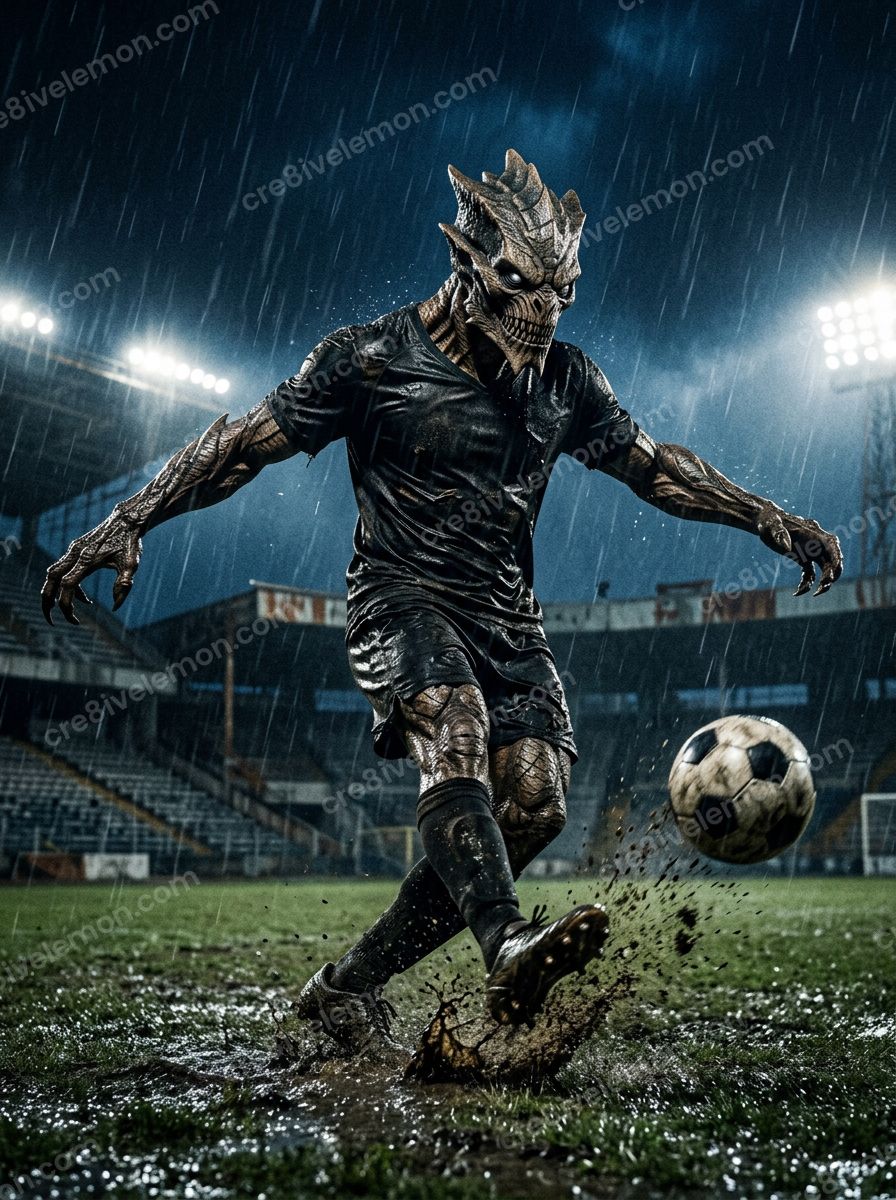 Image 04 of 3d monster sports characters ai image pack, watermarked preview