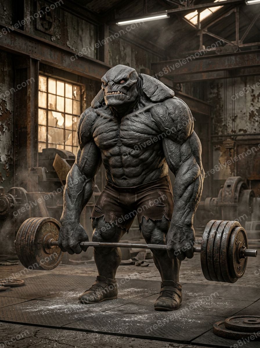 Image 10 of 3d monster sports characters ai image pack, watermarked preview