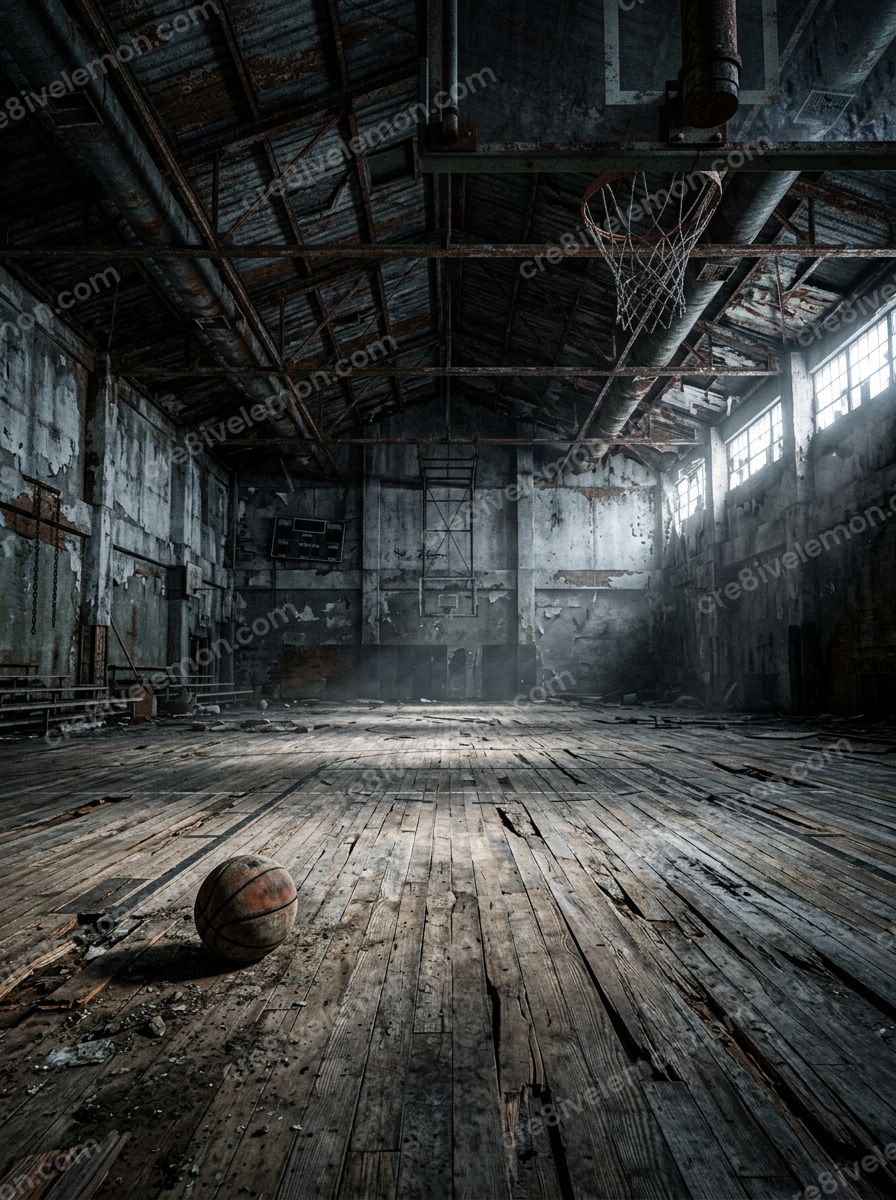 Image 01 of cinematic 3d halloween backgrounds ai image pack, watermarked preview